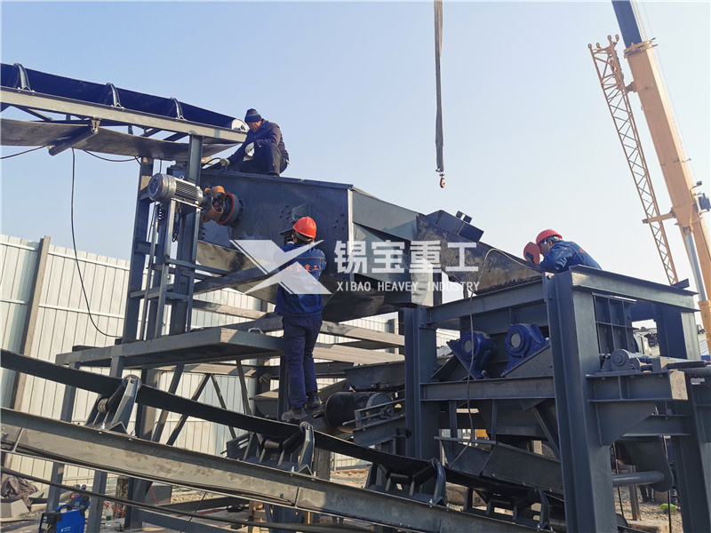 乳化沥青料破碎筛分设备2